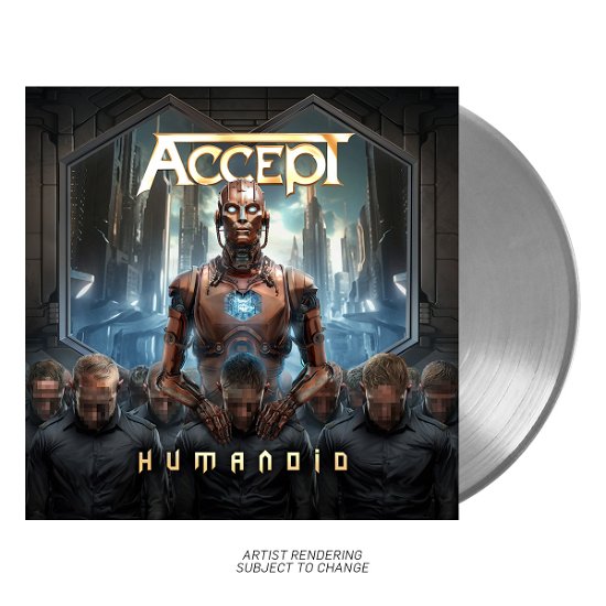 Cover for Accept · Humanoid (LP) [Limited Silver Vinyl edition] (2024)