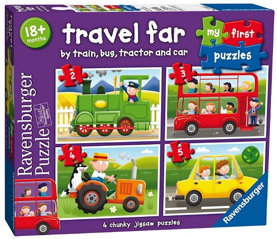 Cover for Ravensburger · Travel Far My First Puzzle 2/3/4/5p (Legetøj) (2024)