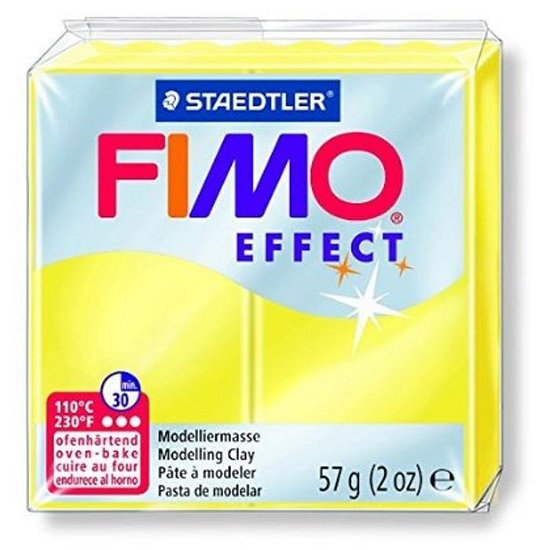 Cover for Staedtler · FIMO Mod.masse Fimo effect gelb transluz (TILBEHØR) (2024)