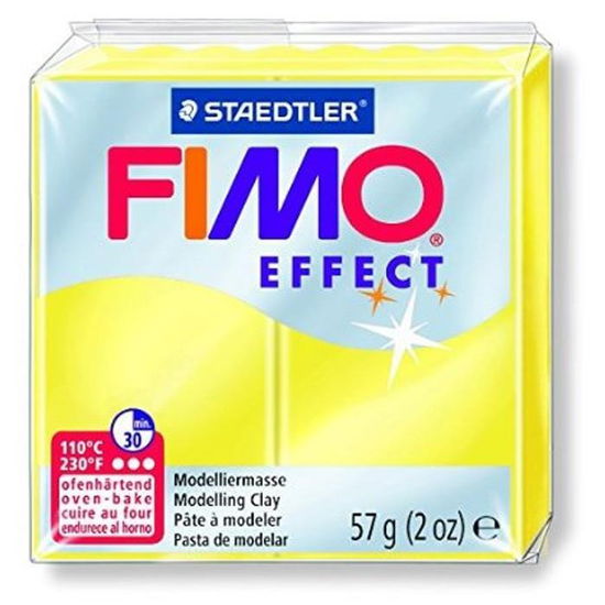 FIMO Mod.masse Fimo effect gelb transluz - Staedtler - Gadżety - Staedtler - 4006608810030 - 1 maja 2024