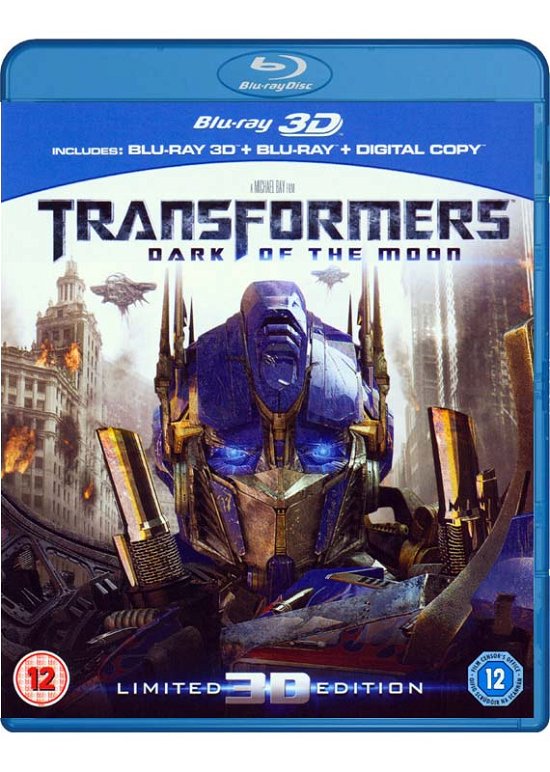 Cover for Paramount · Transformers: Dark Of The Moon (Blu-ray) (2011)
