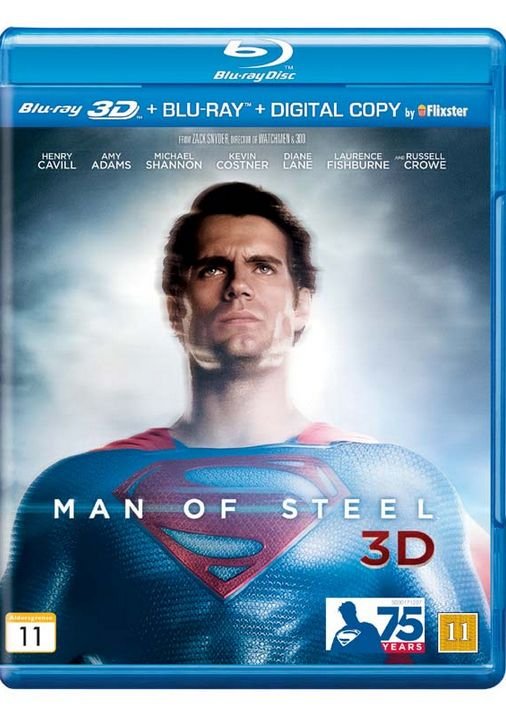 Cover for Zack Snyder · Man of Steel 3D (Blu-ray) [3D+Blu-Ray edition] (2013)