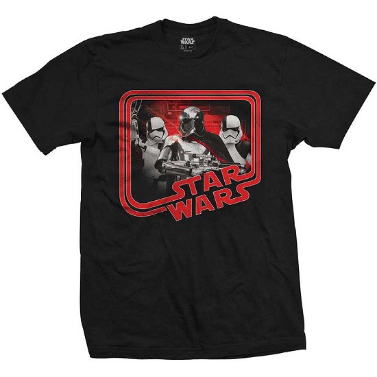 Cover for Star Wars · Star Wars Unisex T-Shirt: Episode VIII Phasma Retro (T-shirt) [size S] [Black - Unisex edition]