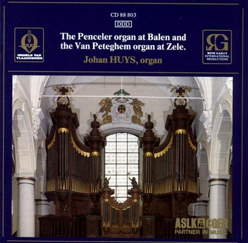 Cover for C.P.E. Bach · Penceler Organ Balen &amp; Peteghem Org (CD) (2009)