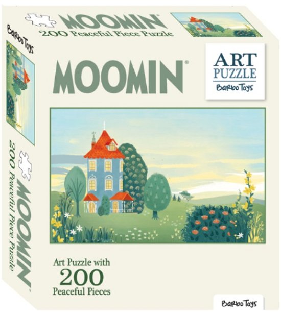 Cover for Mumin Art Puslespil - 200 brikker - Grøn (N/A) (2024)