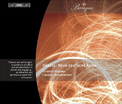 Cover for Hogman/I Quattro Temperamenti · Neun Deutsche Arien (CD) (2017)