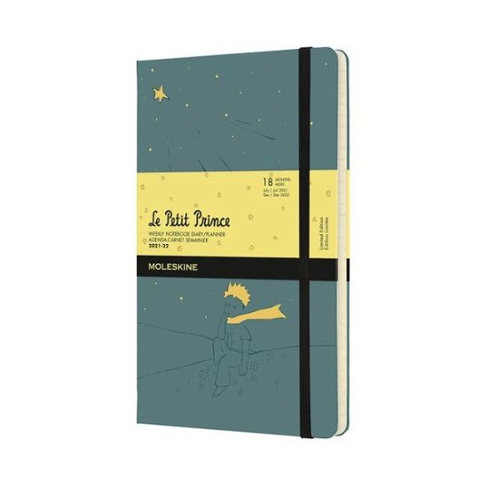 Cover for Moleskine · Moleskine Ltd. Ed. Petit Prince 2022 18-Month Weekly Large Hardcover Notebook: Seaweed Green (Bok) (2021)