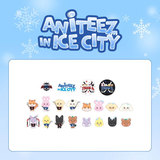 Aniteez In Ice City - Deco Sticker Set - ATEEZ - Gadżety - KQ Ent. - 8800264021030 - 1 października 2024