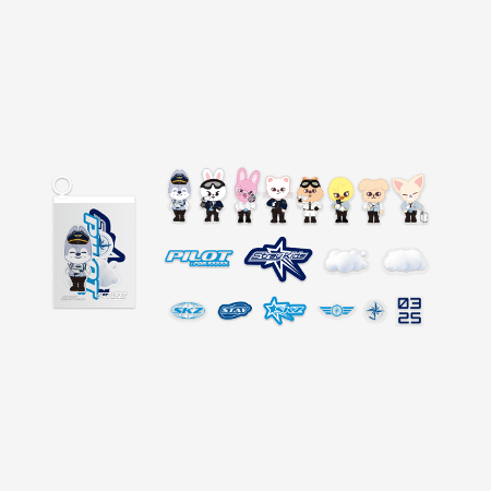 Skzoo Carrier Sticker Set - Stray Kids - Produtos - Jyp Ent. - 8809932174030 - 1 de novembro de 2023