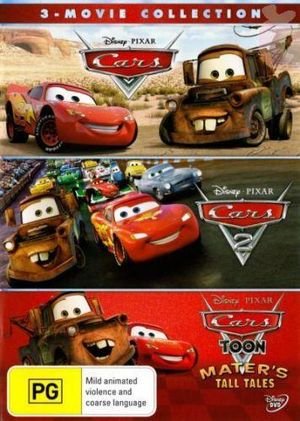 Cars Triple Dvd (cars / Cars 2 / Carstoons) (region 4)