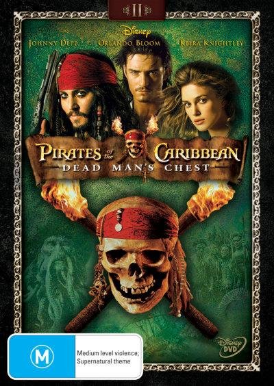 Cover for Pirates Of The Caribbean: Dead Man's Chest (pal / Region 4) (DVD) (2011)