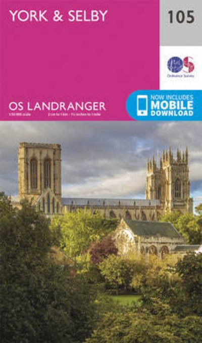 Cover for Ordnance Survey · York &amp; Selby - OS Landranger Map (Kort) [February 2016 edition] (2016)