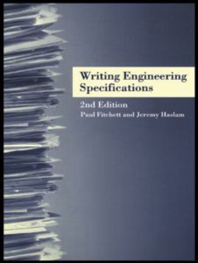 Cover for Fitchett, Paul (Thames Water, UK) · Writing Engineering Specifications (Paperback Book) (2002)