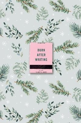 Cover for Sharon Jones · Burn After Writing (Winter Leaves) (Book) (2023)