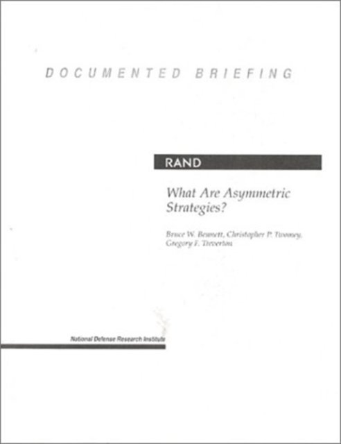 Cover for Bennett · What are Asymmetric Strategies? - Concert Performer (Paperback Book) (2000)