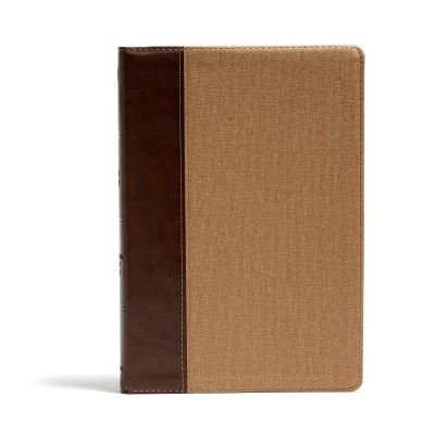 Cover for Holman Bible · KJV Rainbow Study Bible, Brown / Tan LeatherTouch (Leather Book) (2020)