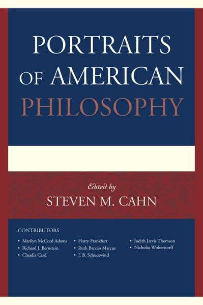 Cover for Steven M Cahn · Portraits of American Philosophy (Paperback Book) (2015)
