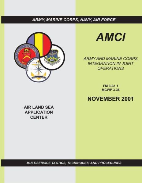 Cover for U.s. Marine Corps · Army and Marine Corps Integration in Joint Operations (Pocketbok) (2013)