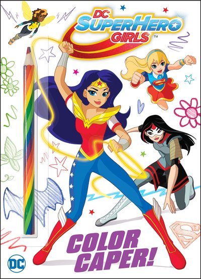 Cover for Golden Books · Color Caper! (DC Super Hero Girls) (Pocketbok) (2018)