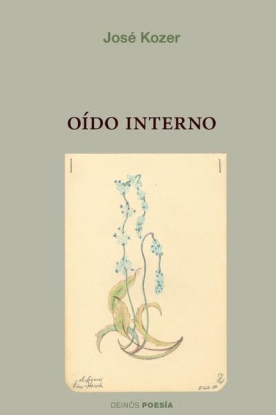 Cover for Jose Kozer · O do Interno (Pocketbok) (2016)