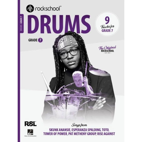 Cover for Rock School Drums Grade 7 (Paperback Book) (2024)