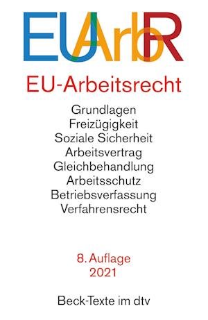 Cover for Dtv Verlagsgesellschaft · EU-Arbeitsrecht (Paperback Book) (2021)
