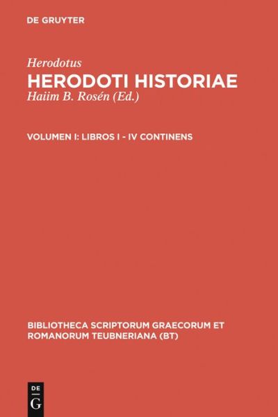 Cover for Herodotus · Libri I - IV (Book) (1987)