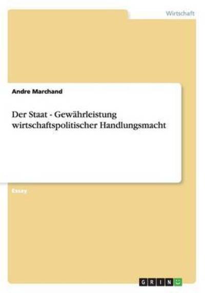 Cover for Marchand · Der Staat - Gewährleistung wir (Book)