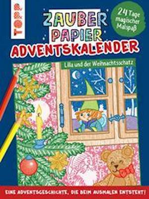 Cover for Zauberpapier Adventskalenderbuch · Zauberpapier Adventskalenderbuch - Lilla und der Weihnachtsschatz (N/A)