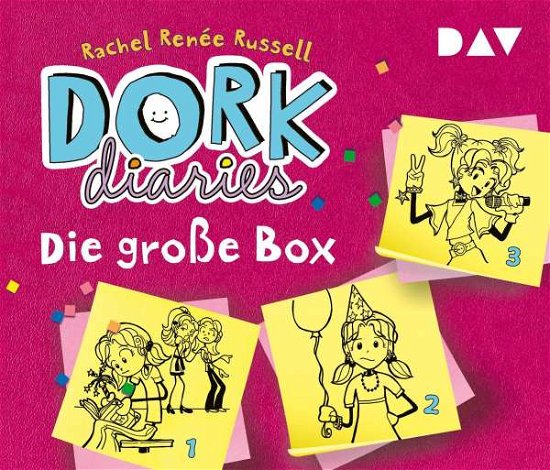 Cover for Rachel Renée Russell · Dork Diaries-die Große Box (Teil 1-3). (CD) (2022)