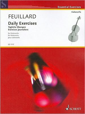 Cover for Louis R. Feuillard · Daily Exercises: cello. (Sheet music) (1984)