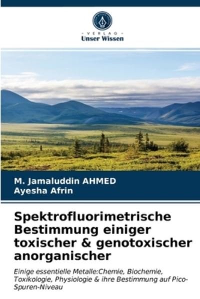 Cover for Ahmed · Spektrofluorimetrische Bestimmung (N/A) (2021)