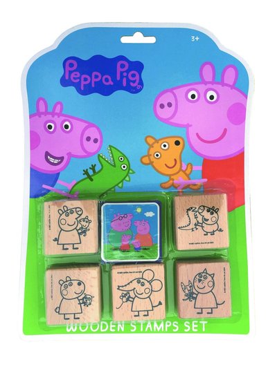 Cover for Peppa Pig. Wooden stamps set (MERCH) (2021)