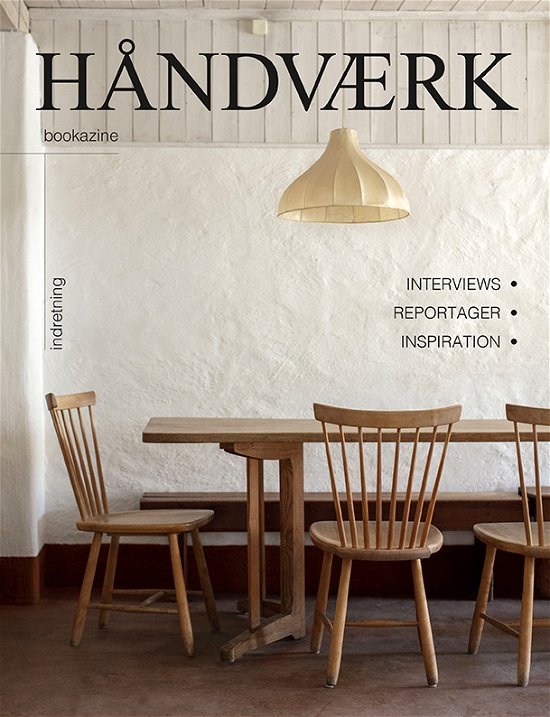 Cover for Rigetta Klint · HÅNDVÆRK bookazine - indretning (dansk udgave) (Paperback Book) [1e uitgave] (2023)