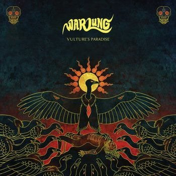Warlung · Vulture's Paradise (Transparent with Red Swirl and Blue Splatter) (LP) (2022)