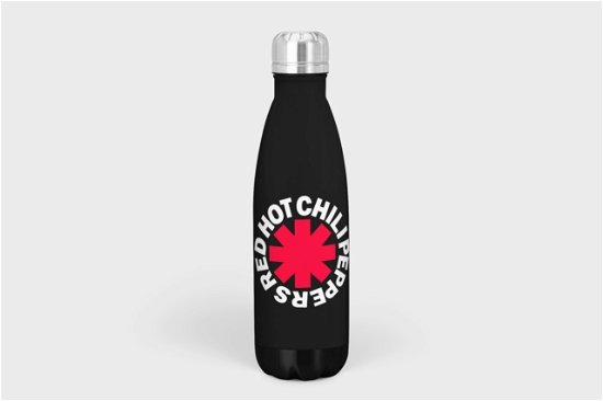 Red Hot Chili Peppers Black Asterisk (Metal Drink Bottle) - Red Hot Chili Peppers - Produtos - ROCK SAX - 0712198718031 - 1 de março de 2021