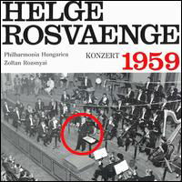 Cover for Helge Rosvaenge · Live Concert 1959 (CD) (1995)