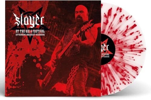 Cover for Slayer · At The Big 4 Festival (Clear / Red Splatter Vinyl) (LP) (2023)