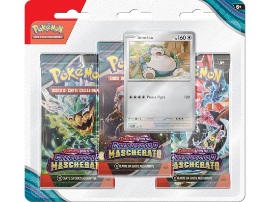 Pokemon: Blister 3 Bustine + 1 Card Crepuscolo Mascherato -  - Merchandise -  - 0820650605031 - 