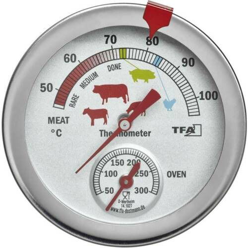 Cover for Tfa · 14 1027 - Grill-braten Ofen Thermometer - Edelstahl (N/A)