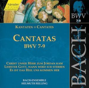 Sacred Cantatas Bwv 7-9 - Bach / Gachinger Kantorei / Rilling - Musique - hänssler CLASSIC - 4010276015031 - 13 juillet 1999