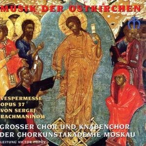 Cover for Popov / Gr.Chor Kunstakad.Moskau · Vespermesse Op.37 (CD) (2019)