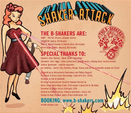 Cover for B-Shakers · Shaker Attack (CD) (2021)