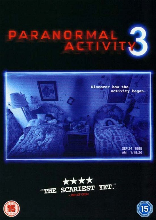 Cover for Paranormal Activity 3 (DVD) (2012)
