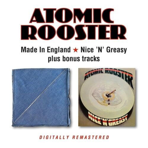 Made In England / Nice N Greasy (+Bonus Tracks) - Atomic Rooster - Música - BGO RECORDS - 5017261215031 - 6 de octubre de 2023