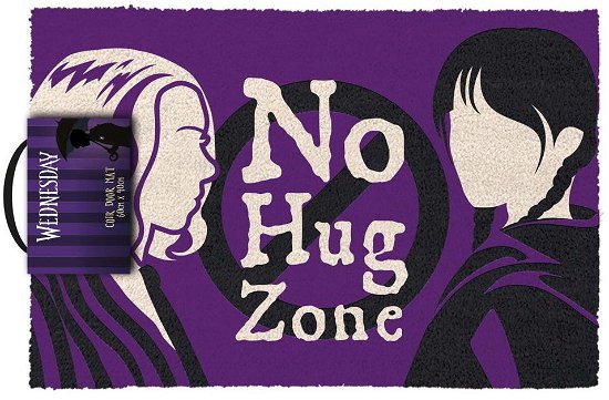 Cover for Wednesday · Wednesday - Wednesday - No Hug Zone Doormat (Door Mats) (Toys) (2023)