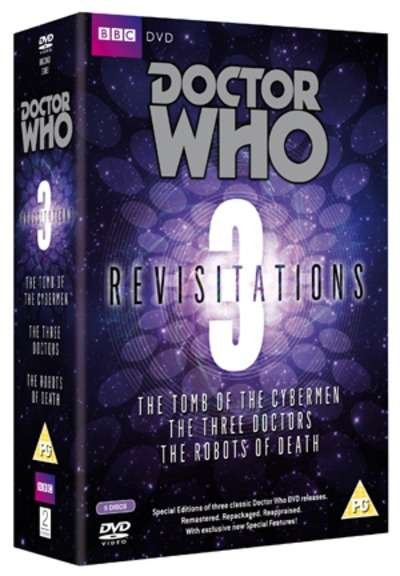 Cover for Doctor Who Revisitations 3 · Doctor Who Boxset - Revisitations 3 - The Tomb of the Cybermen / The Three Doctors / The Robots of (DVD) (2012)