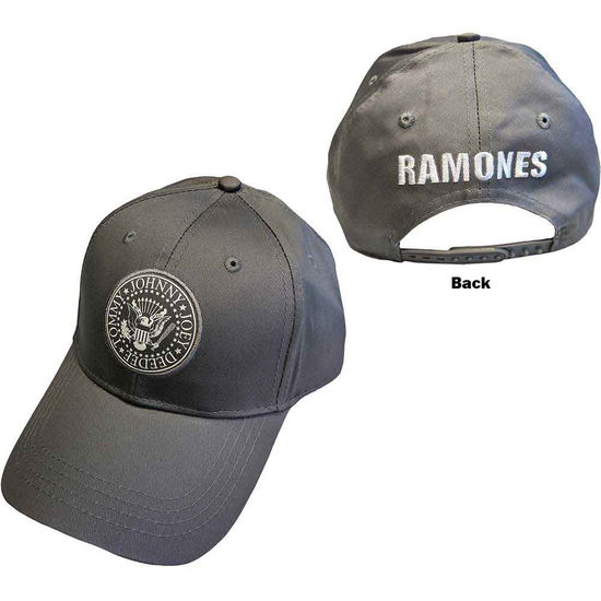 Cover for Ramones · Ramones Unisex Baseball Cap: Presidential Seal (TØJ) [Grey - Unisex edition]