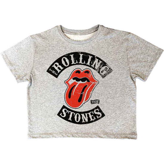 The Rolling Stones Ladies Crop Top: Tour '78 - The Rolling Stones - Merchandise -  - 5056561080031 - March 23, 2023