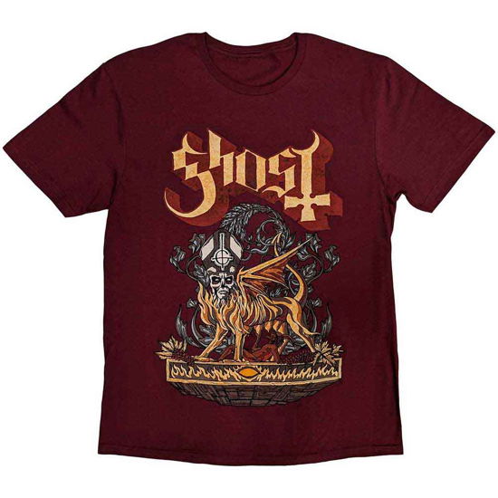 Ghost Unisex T-Shirt: Firemilk - Ghost - Produtos -  - 5056737201031 - 